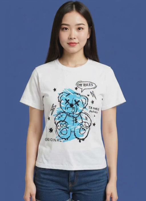 Trouble Maker Blue Bear T-Shirt