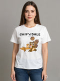 Chip & Dale Fun White Tshirts