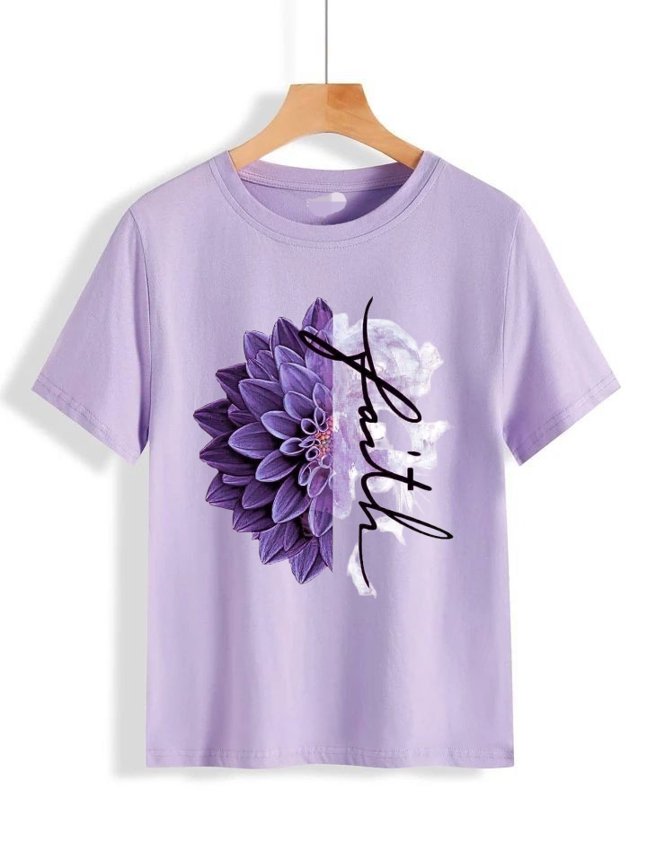 Faith Purple T-Shirts