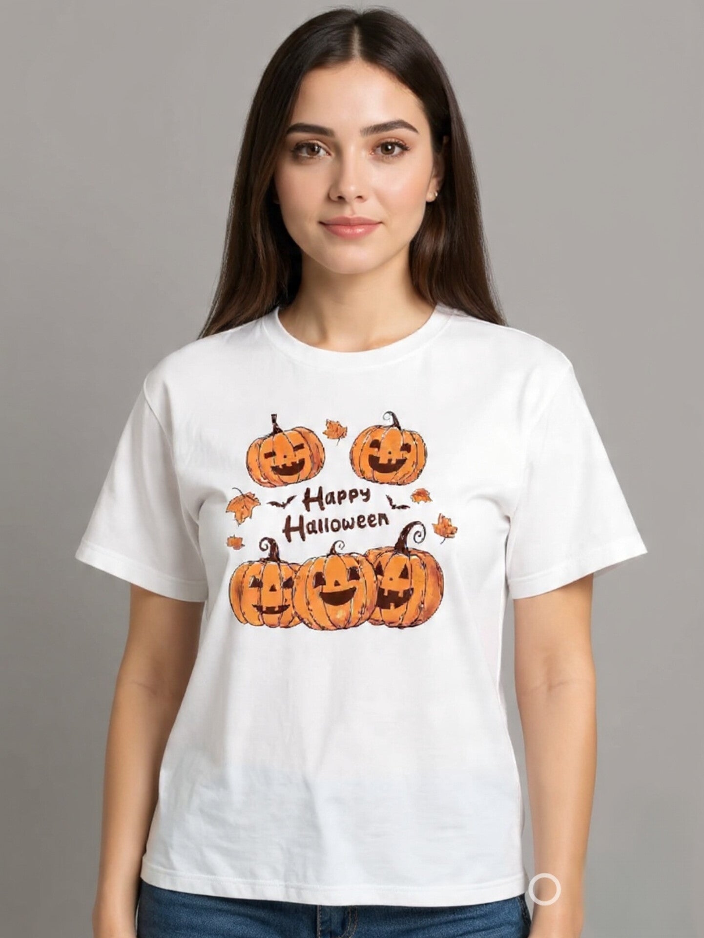 Halloween White T-Shirt