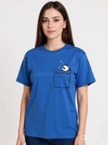 Panda Bear Blue T-Shirt