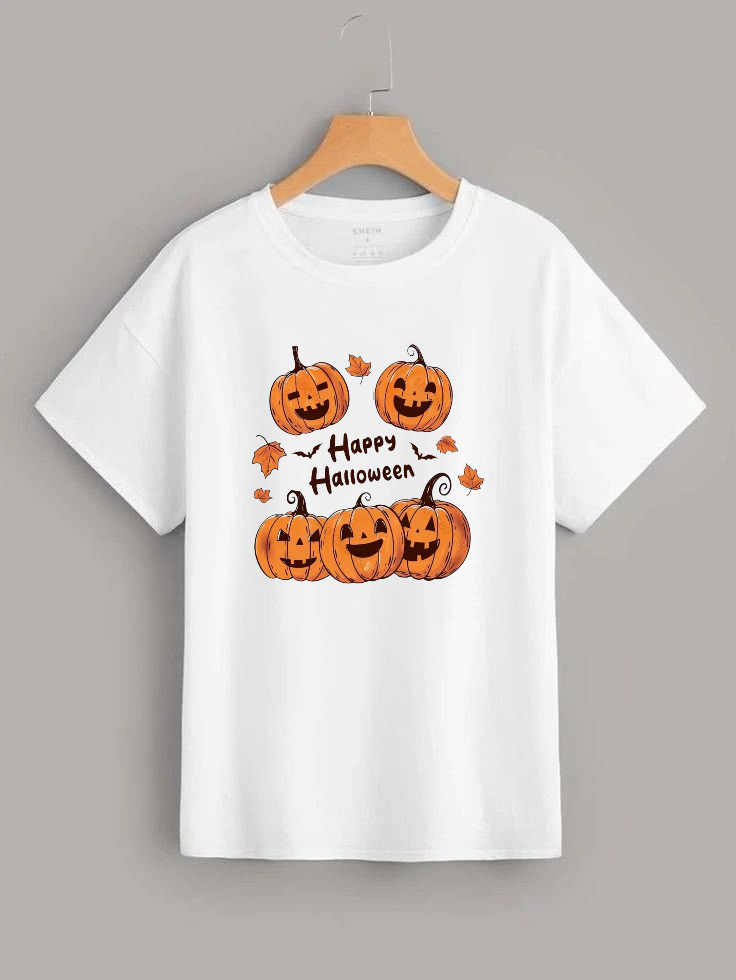 Halloween White T-Shirt
